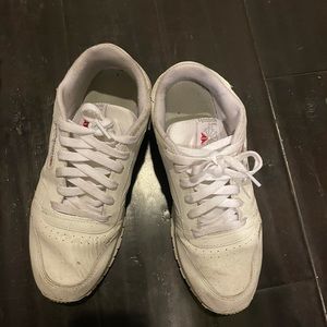 Reebok white sneakers!